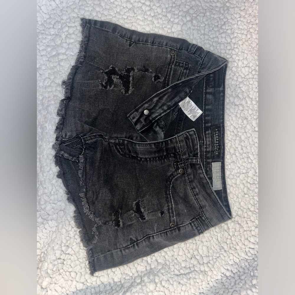 Aeropostale Black jean shorts